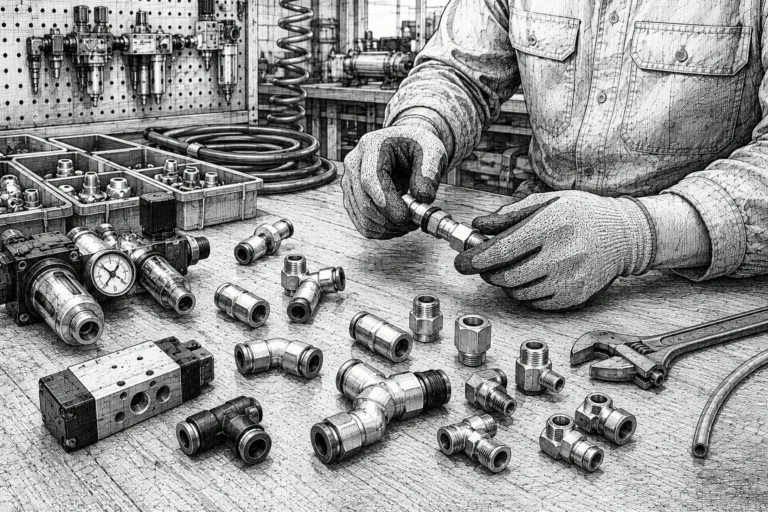 Fitting Pneumatic yang Tepat Bikin Sistem Tekanan Udara Anti Bocor