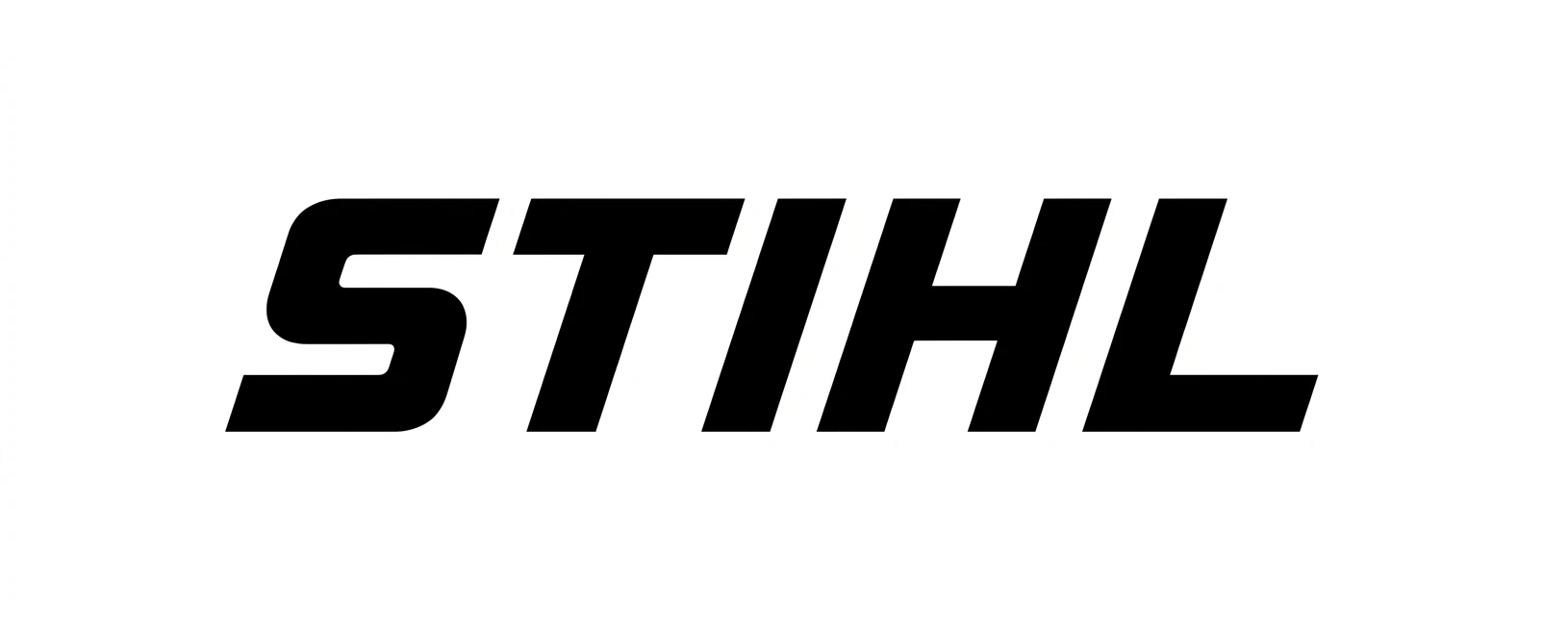 logo stihl black white